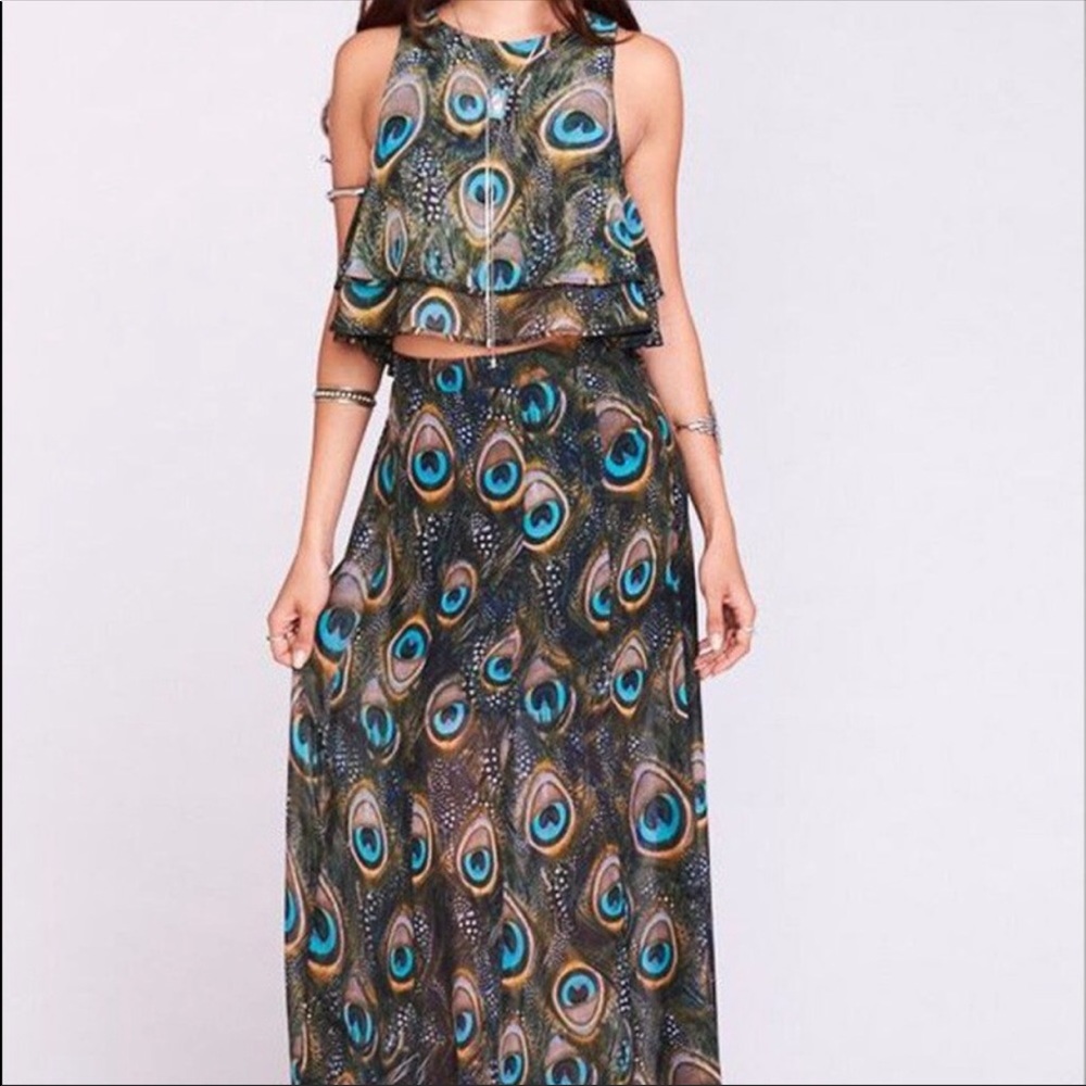 Show Me Your Mumu Peacock skirt - large